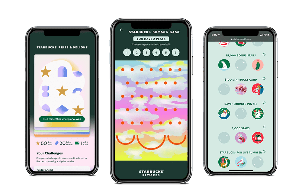 mini games Starbucks App